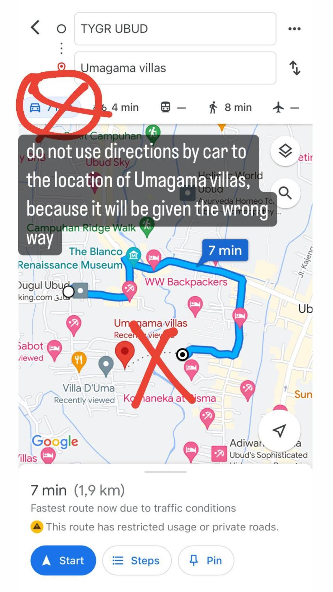 Umagama Villas 乌布 外观 照片